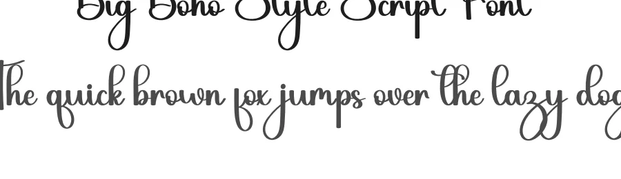 Big Boho Style Script Font by inermediaSTUDIO — Script Handwritten Font
