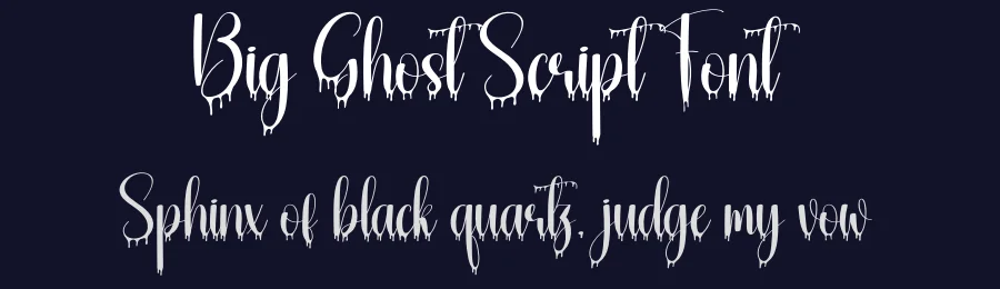 Big Ghost Script Font by creativeletter — Script Handwritten Font — thumbnail 2