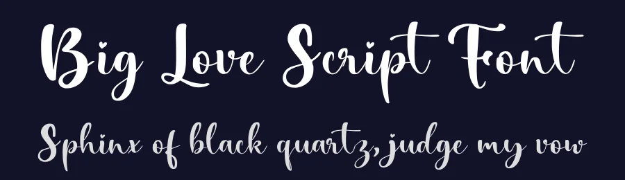 Big Love Script Font by Letterayu — Script Handwritten Font — thumbnail 2
