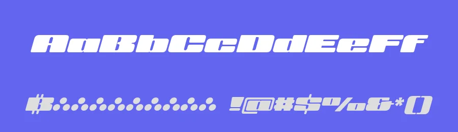 BIG Slanted Font by defharo — Display Font — thumbnail 3