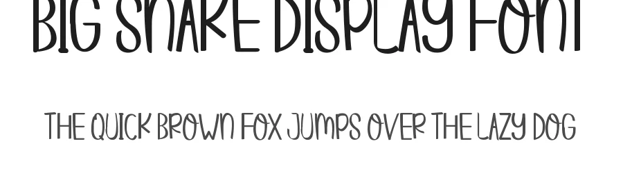 BIG SNAKE Display Font by inermediaSTUDIO — Decorative Font