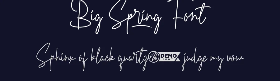 Big Spring Font by nihstudio — Script Handwritten Font — thumbnail 2