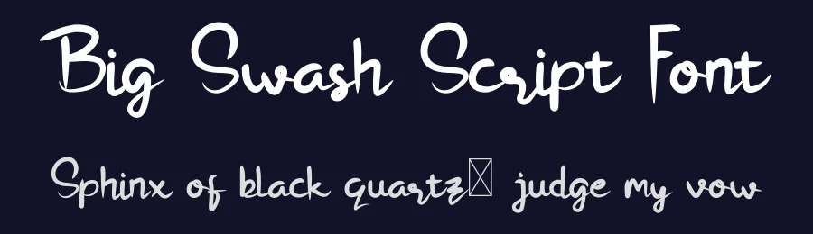 Big Swash Script Font by twinletter — Script Handwritten Font — thumbnail 2