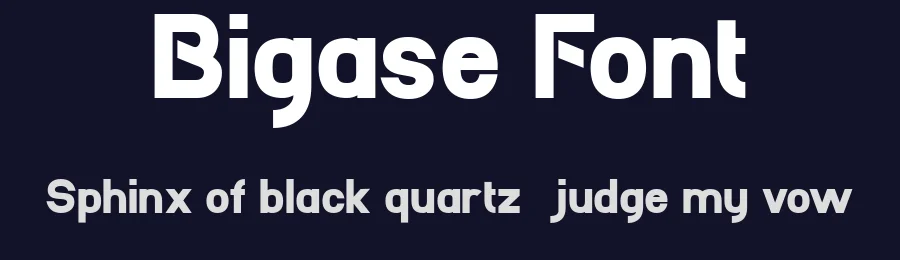 Bigase Font by Flawless And Co — Sans Serif Font — thumbnail 2