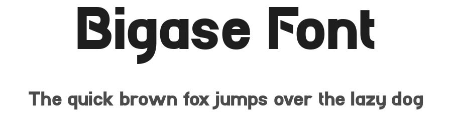Bigase Font by Flawless And Co — Sans Serif Font