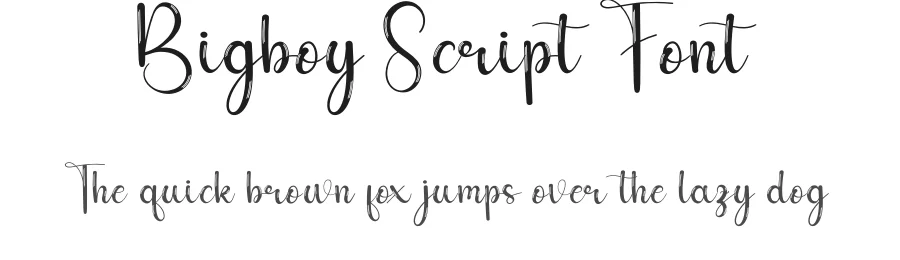 Bigboy Script Font by andikastudio — Script Handwritten Font