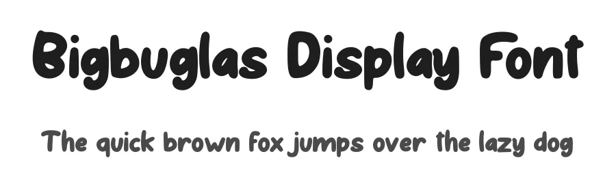 Bigbuglas Display Font by Basnistudio — Display Font