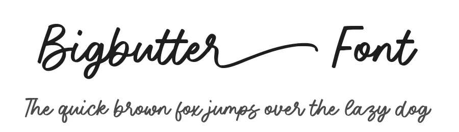 Bigbutter Font by Timur type — Script Handwritten Font