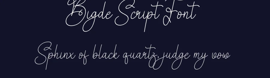 Bigde Script Font by andikastudio — Script Handwritten Font — thumbnail 2