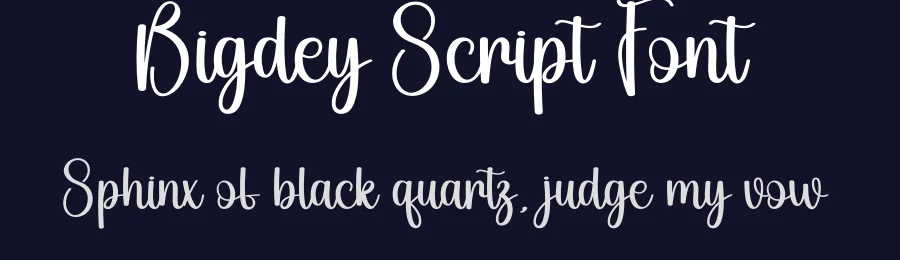 Bigdey Script Font by creativeletter — Script Handwritten Font — thumbnail 2