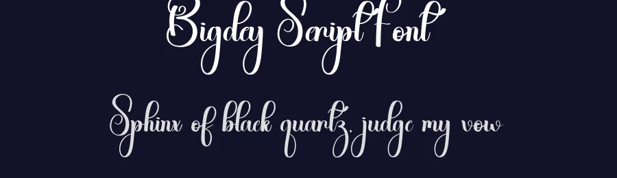 Bigdey Script Font by andikastudio — Script Handwritten Font — thumbnail 2