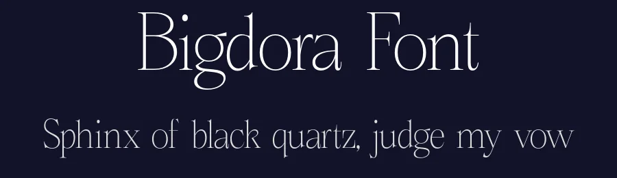 Bigdora Font by Propertype — Serif Font — thumbnail 2
