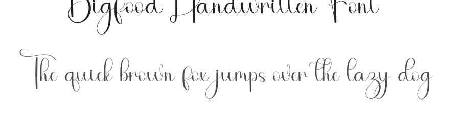 Bigfood Handwritten Font by inermediaSTUDIO — Script Handwritten Font