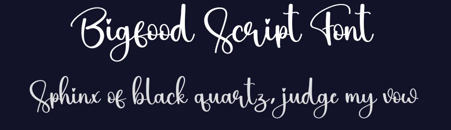 Bigfood Script Font by creativeletter — Script Handwritten Font — thumbnail 2