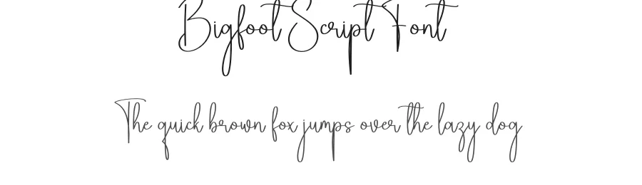Bigfoot Script Font by creativeletter — Script Handwritten Font