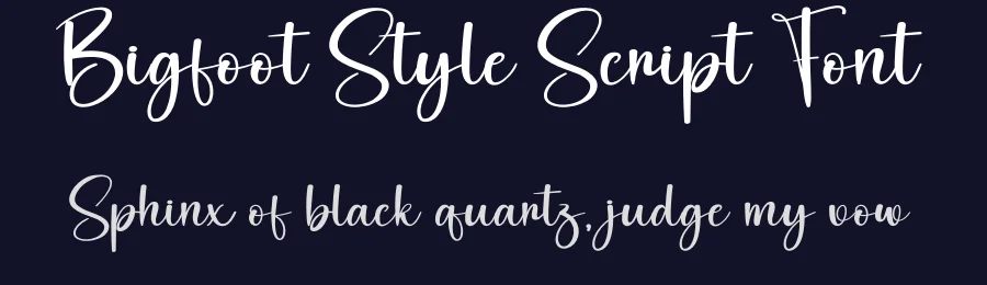 Bigfoot Style Script Font by creativeletter — Script Handwritten Font — thumbnail 2