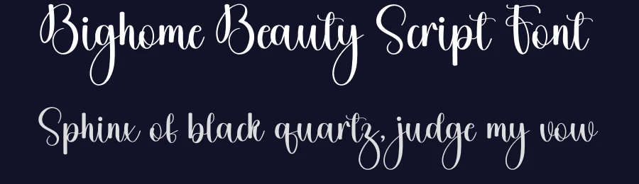 Bighome Beauty Script Font by freshtypeink — Script Handwritten Font — thumbnail 2