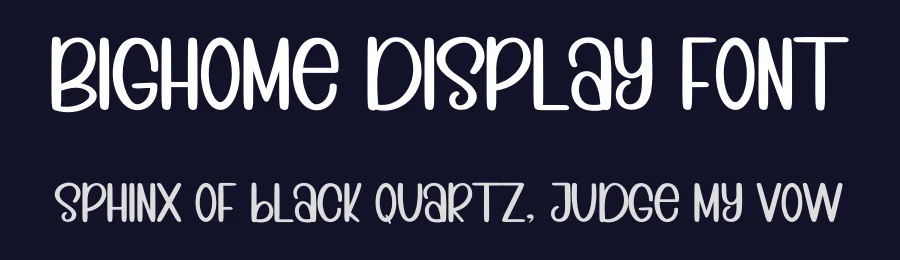 Bighome Display Font by inermediaSTUDIO — Display Font — thumbnail 2