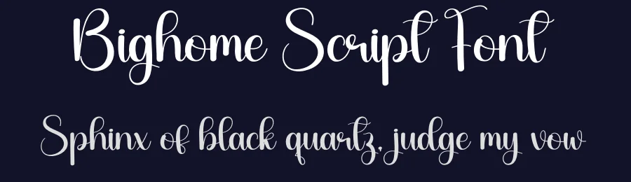 Bighome Script Font by creativeletter — Script Handwritten Font — thumbnail 2