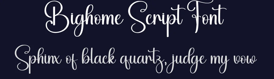 Bighome Script Font by creativeletter — Script Handwritten Font — thumbnail 2