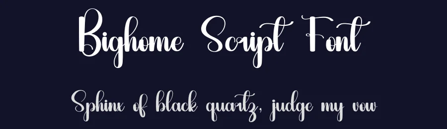 Bighome Script Font by inermediaSTUDIO — Script Handwritten Font — thumbnail 2