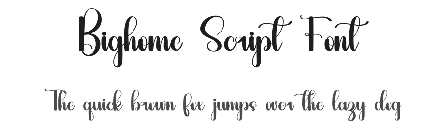 Bighome Script Font by inermediaSTUDIO — Script Handwritten Font