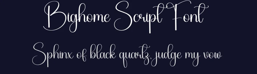 Bighome Script Font by creativeletter — Script Handwritten Font — thumbnail 2
