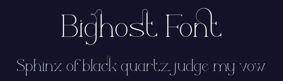 Bighost Font by Nomlimofont — Serif Font — thumbnail 2