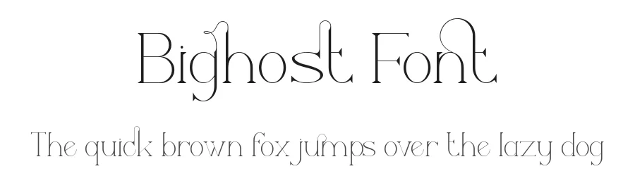 Bighost Font