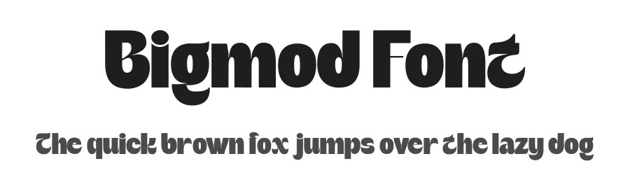 Bigmod Font by saemoon creative — Display Font