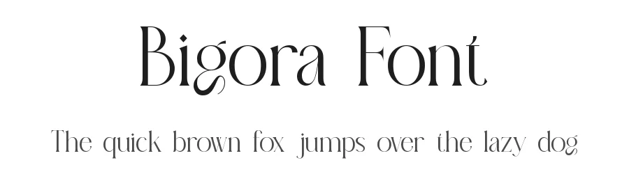 Bigora Font by ErmediaStudio — Serif Font