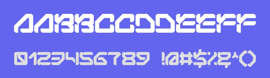 Bigs Robotic Font by figuree — Display Font — thumbnail 3