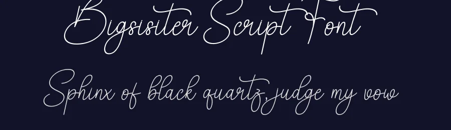 Bigsisiter Script Font by creativeletter — Script Handwritten Font — thumbnail 2
