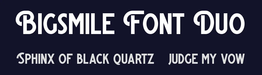 Bigsmile Font Duo by iqrotype — Sans Serif Font — thumbnail 2