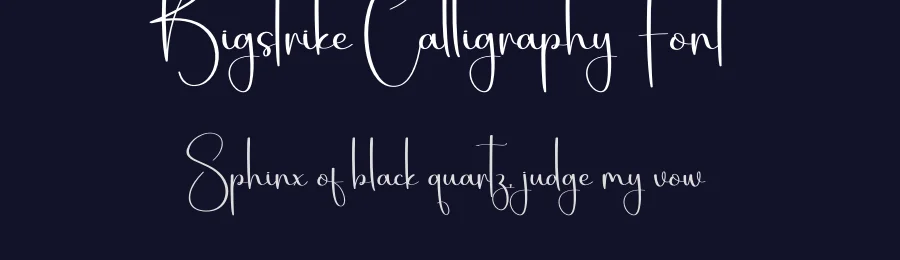 Bigstrike Calligraphy Font by creativeletter — Script Handwritten Font — thumbnail 2
