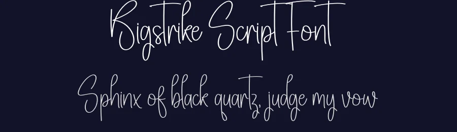 Bigstrike Script Font by creativeletter — Script Handwritten Font — thumbnail 2