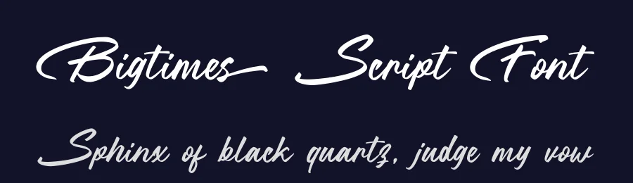 Bigtimes Script Font by Khurasan — Script Handwritten Font — thumbnail 2