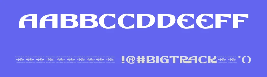 Bigtrack Font by Din Studio — Display Font — thumbnail 3