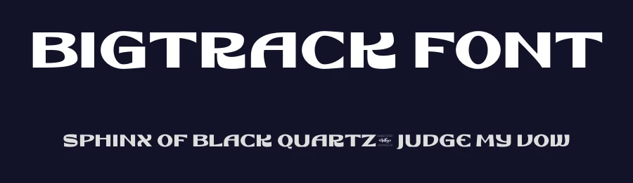 Bigtrack Font by Din Studio — Display Font — thumbnail 2