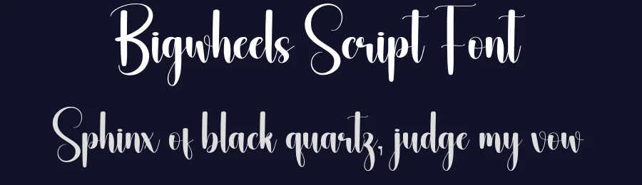 Bigwheels Script Font by andikastudio — Script Handwritten Font — thumbnail 2
