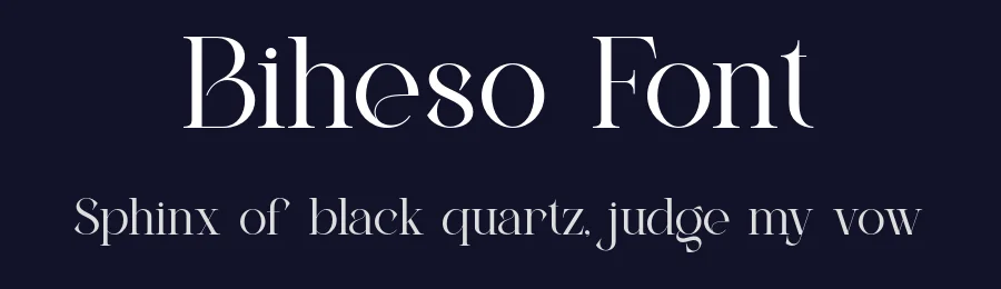 Biheso Font by ErmediaStudio — Decorative Font — thumbnail 2