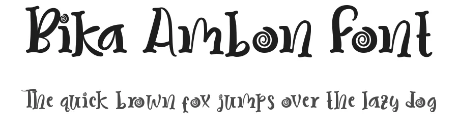 Bika Ambon Font by nihstudio — Display Font