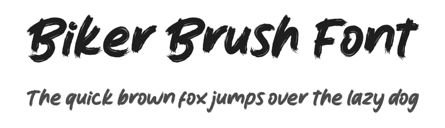Biker Brush Font by productype — Script Handwritten Font