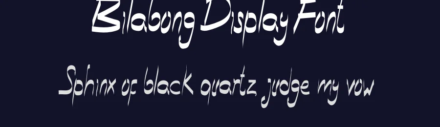 Bilabong Display Font by inermediaSTUDIO — Display Font — thumbnail 2