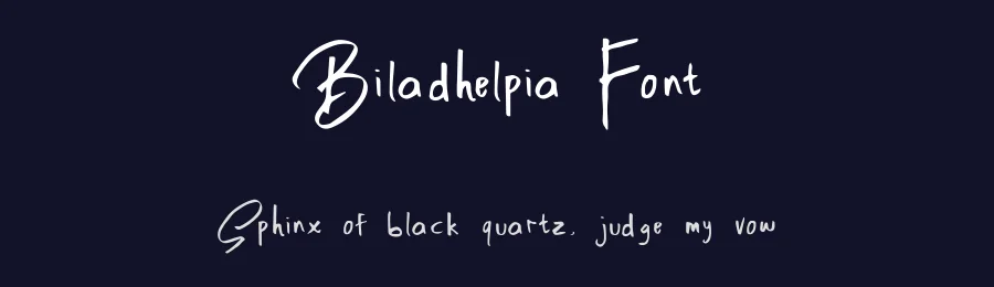 Biladhelpia Font by madeDeduk — Script Handwritten Font — thumbnail 2