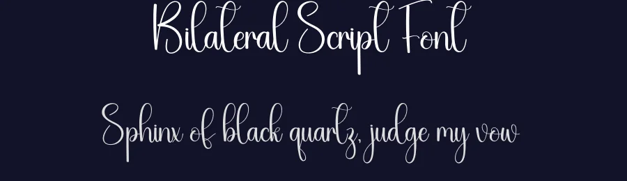 Bilateral Script Font by creativeletter — Script Handwritten Font — thumbnail 2