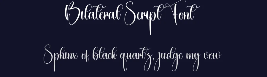 Bilateral Script Font by creativeletter — Script Handwritten Font — thumbnail 2