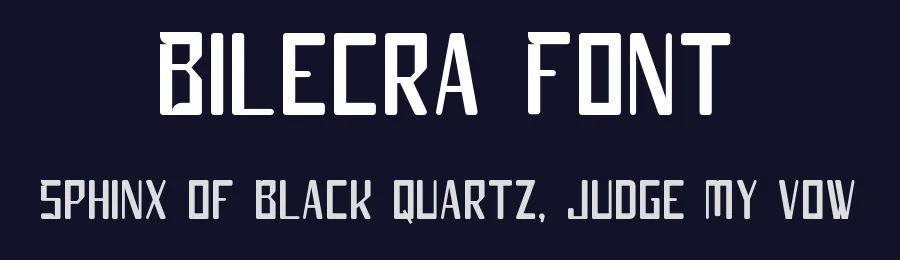 Bilecra Font by ErmediaStudio — Decorative Font — thumbnail 2