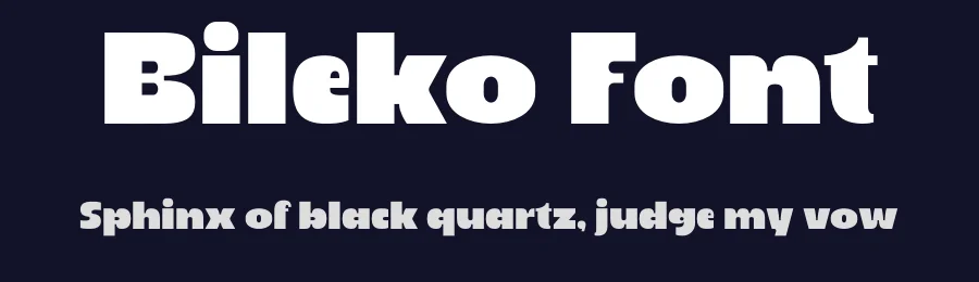 Bileko Font by MaikoHatta — Display Font — thumbnail 2