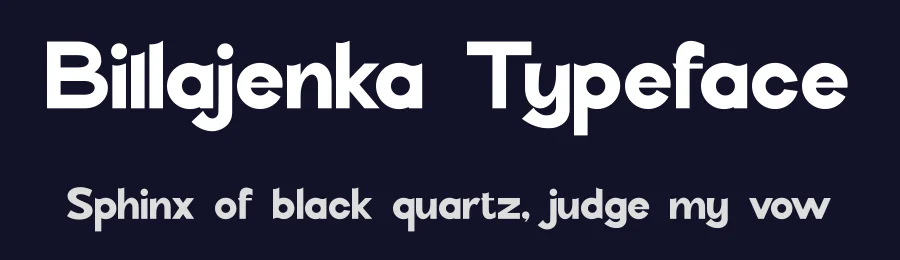 Billajenka Typeface by Basnistudio — Decorative Font — thumbnail 2